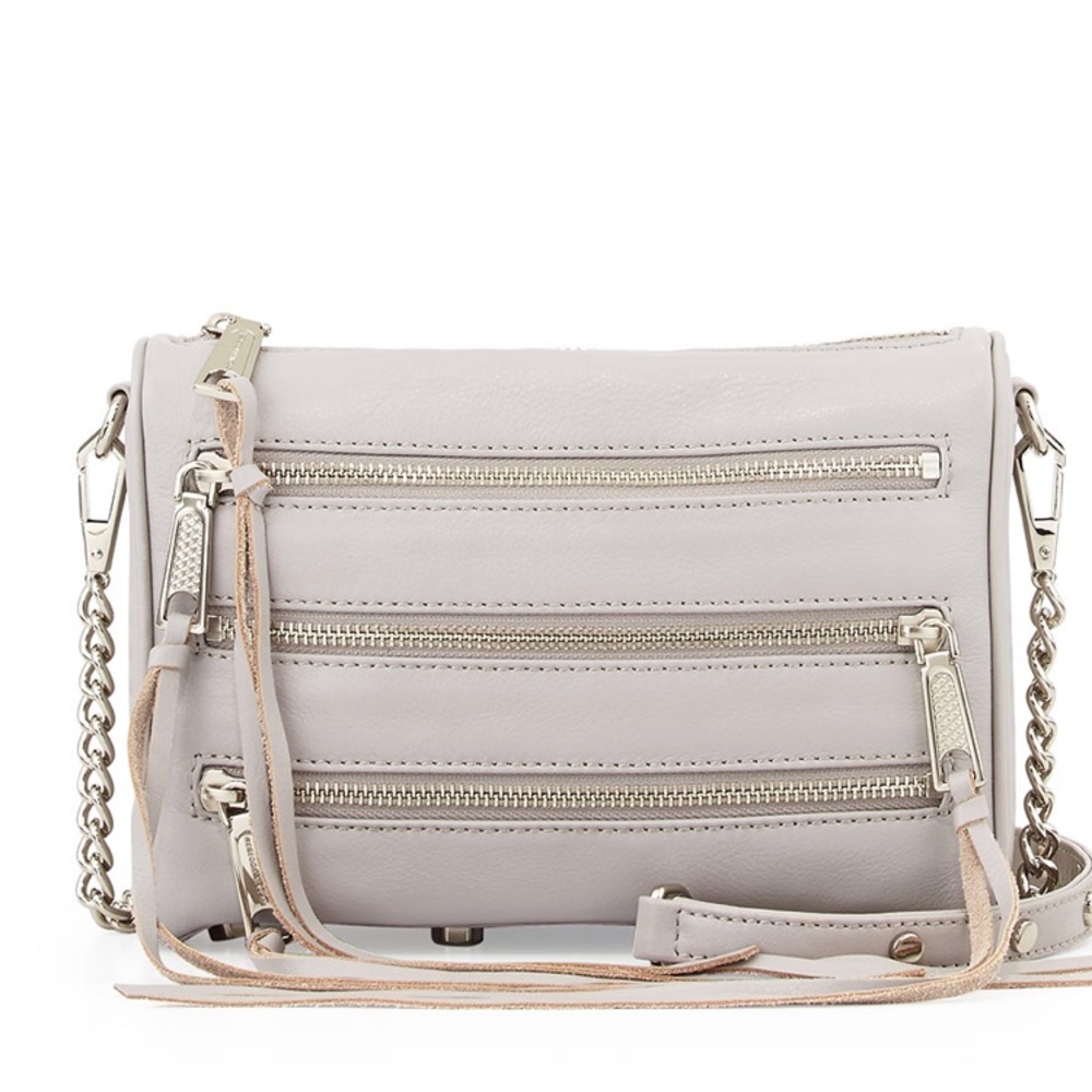 Rebecca Minkoff Mini 5-zip crossbody purse